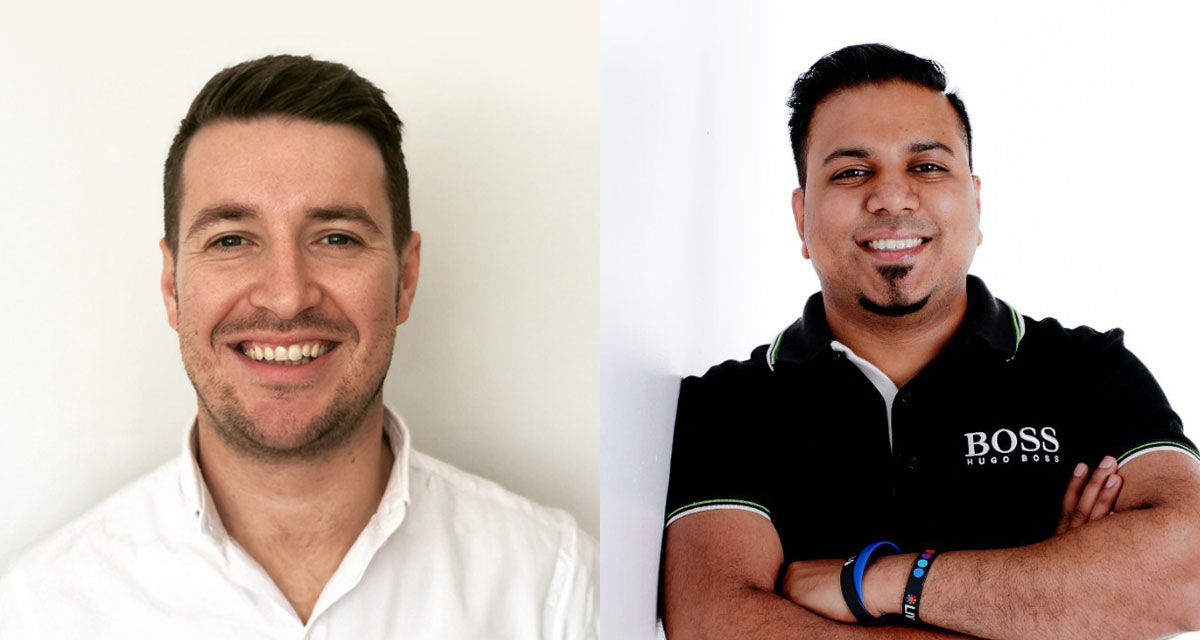 Inspired Testing Delivery Manager Liam Stewart and Principal Consultant Rishen Moodley